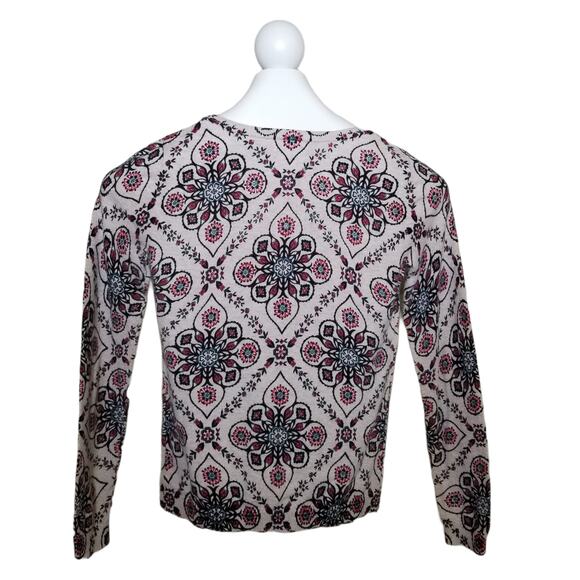 Old Navy Crew Neck Floral Cotton Sweater XS - Picture 2 of 6